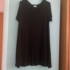 Black Zara V NECK Dress Large